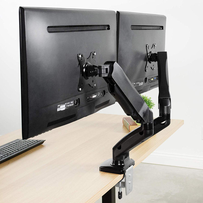 Myfuncorp Monitor Arm Tilt Swivel Counterbalance Pneumatic Height
